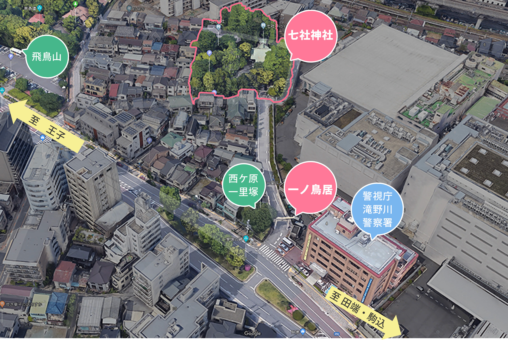 車での詳しい道順