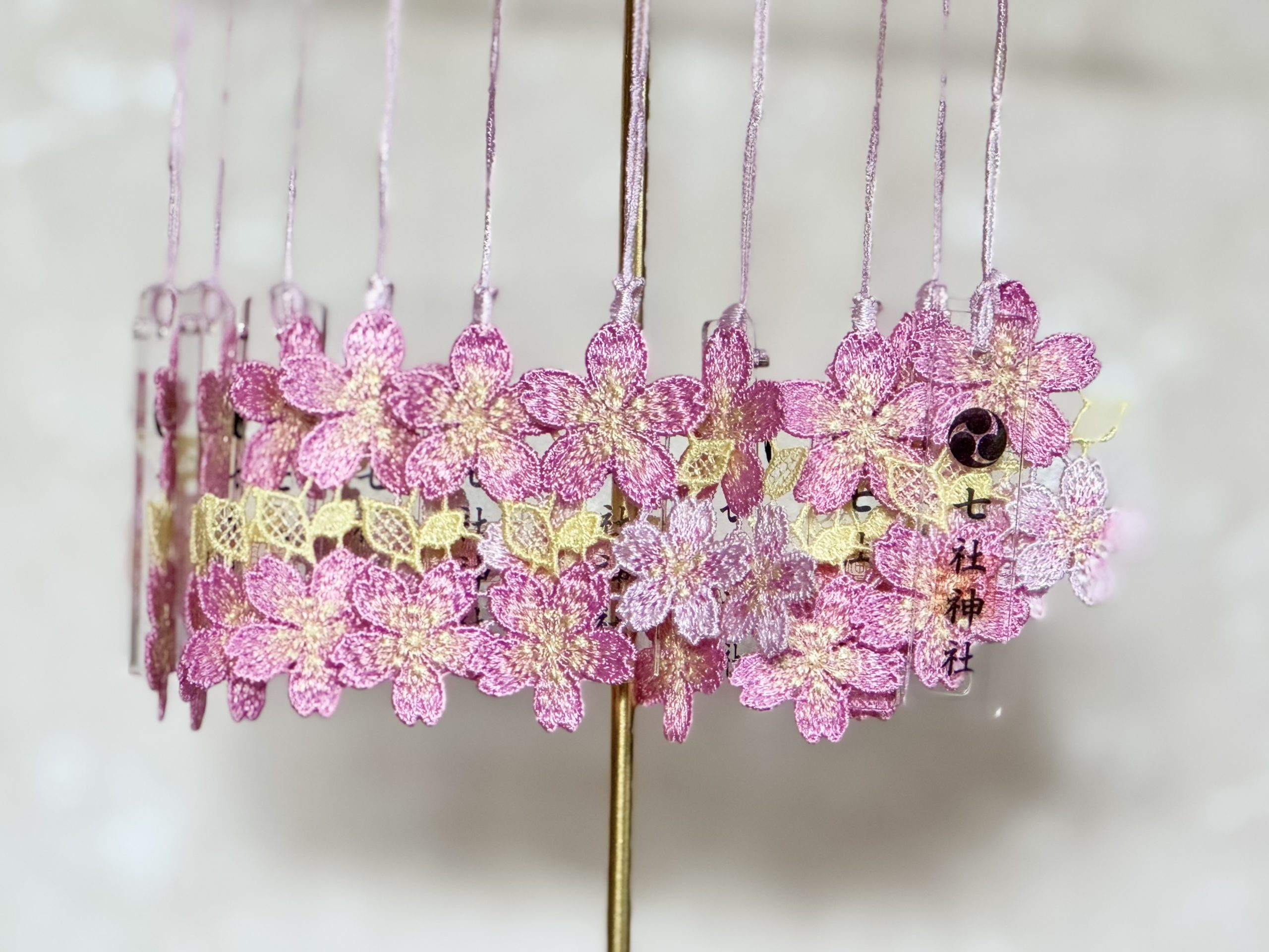 春季限定　レースお守り（桜）